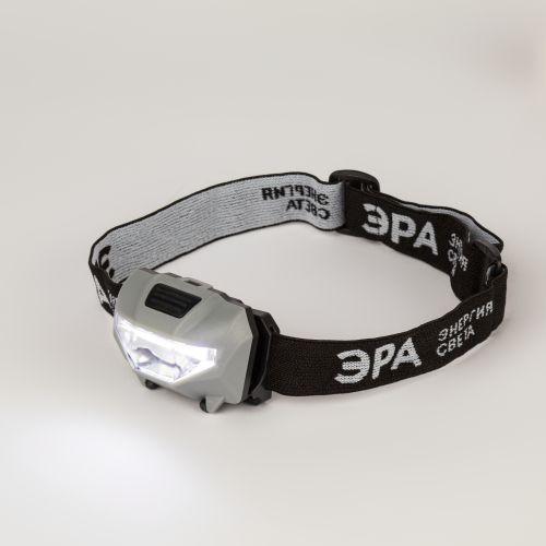 Фонарь светодиодный аккумуляторный налобный GA-505 "Блэкджек" 3Вт 3режима Li 500мАч IP54 Эра Б0057455