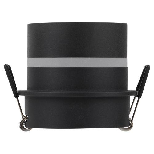 Светильник встраиваемый декоративный DK93 BK MR16/GU5.3 черн. Эра Б0054365