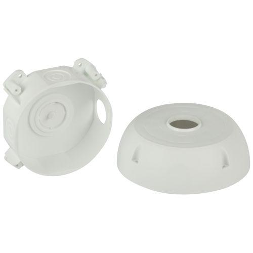 Коробка монтажная для камер видеонаблюдения 131х41.5мм IP55 бел. KOR-MV-131-41.5-W-55 ЭРА Б0062814