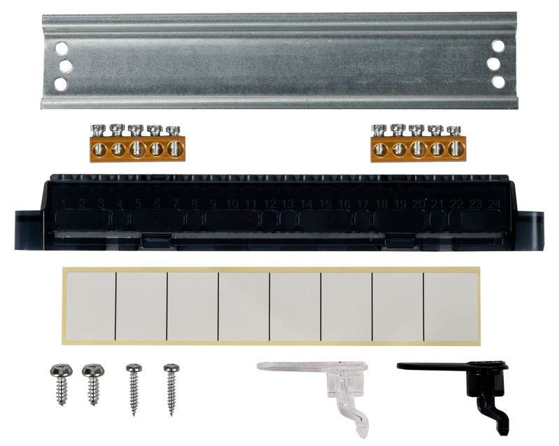 Корпус ЩРВ-П-8 UNION Compact IP41 черн. прозр. дверь пластик. IEK UIC-KP12-V-08-41-K01