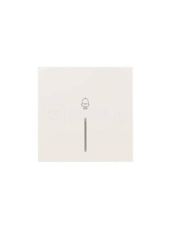 Кнопка звонка с индик. СП ZIMA IP20 безвинт. зажим слон. кость LEZARD 704-9088-108QC