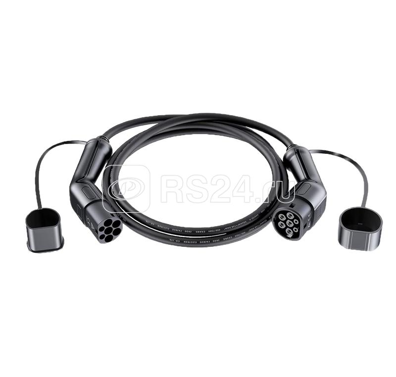 Кабель TPU для ЭЗС с коннекторами Type2 в розетку и Type 2 в автомобиль длина 5м 400В 22кВт 32А SmartWatt 4512020470009