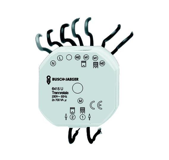 Реле разделительное для механизма управления жалюзи 6411 U 6411 U/S и 6454 U-10x ABB 2CKA006410A0395