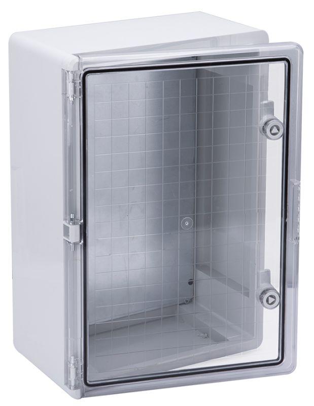 Корпус ЩМПп 500х350х190 УХЛ1 IP65 прозр. дверь пластик. IEK MKP92-N-503519-65