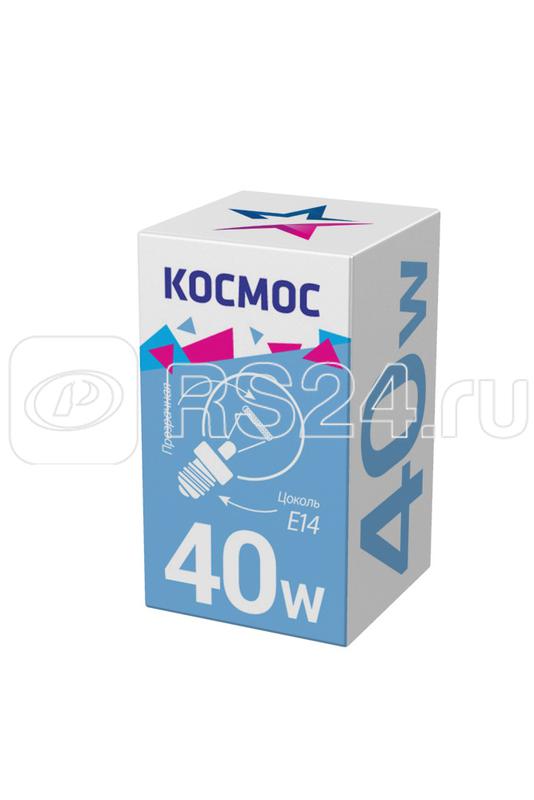 Лампа накаливания Шар 40Вт E14 прозр. Космос LKsmSSpCL40E14v2