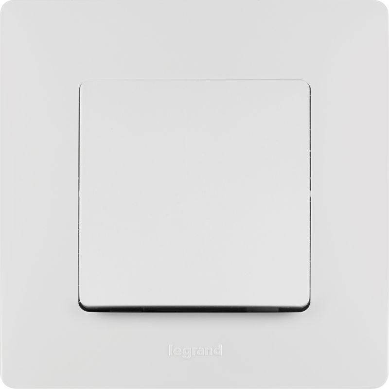 Переключатель 1-кл. СП Etika 10А IP20 250В 10AX безвинтов. зажимы механизм бел. IEK 672205