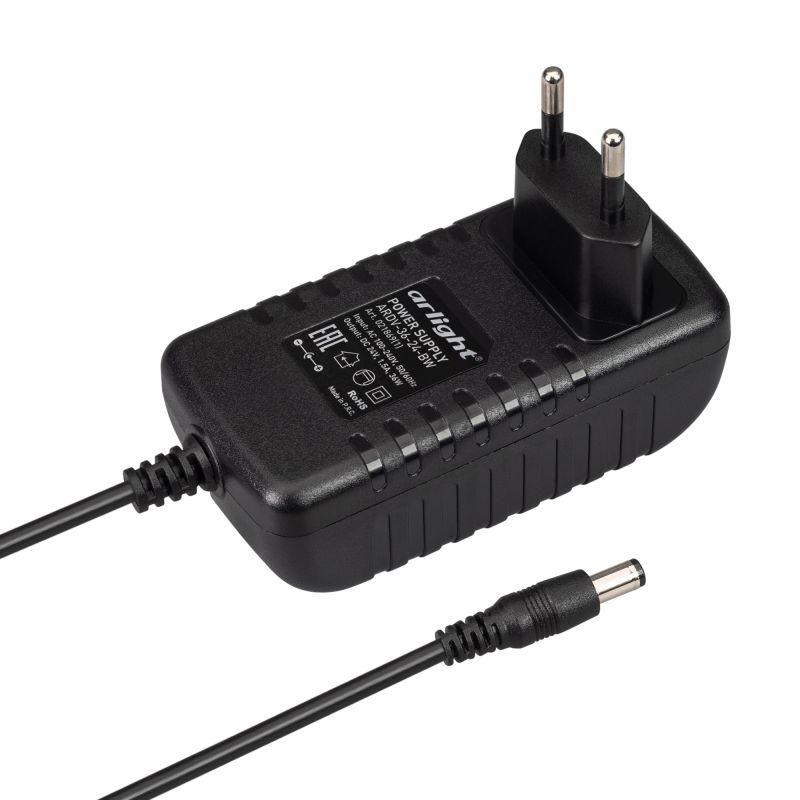 Блок питания ARDV-36-24-BW 24В 1.5А 36Вт адаптер Arlight 021869(1)