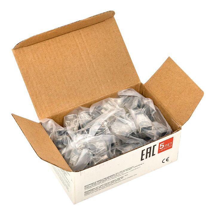 Клемм с пастойа строительно-монтажная СМК 773-102 2-проводная 1.0-2.5кв.мм с пастой (уп.100шт) PROxima EKF plc-smk-102