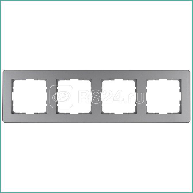 Рамка 4-м G-Flex алюм. Jasmart G1104S