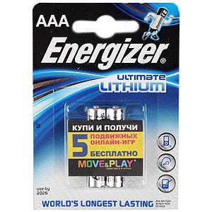 Элемент питания литиевый AAA/FR03 FR03-2BL L92 Lithium (блист.2шт) Energizer C0012006 Элемент питания литиевый AAA/FR03 FR03-2BL L92 Lithium (блист.2шт) Energizer C0012006