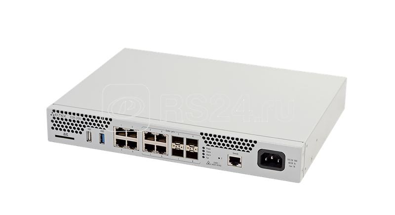 Маршрутизатор сервисный 4х 10/100/1000BASE-T 4x Combo 10/100/1000BASE-T/1000BASE-X SFP 1x USB 2.0 1x USB3.0 1 слот для SD-карт 4Gb RAM 1Gb Flash 220В AC ELTEX ESR-200
