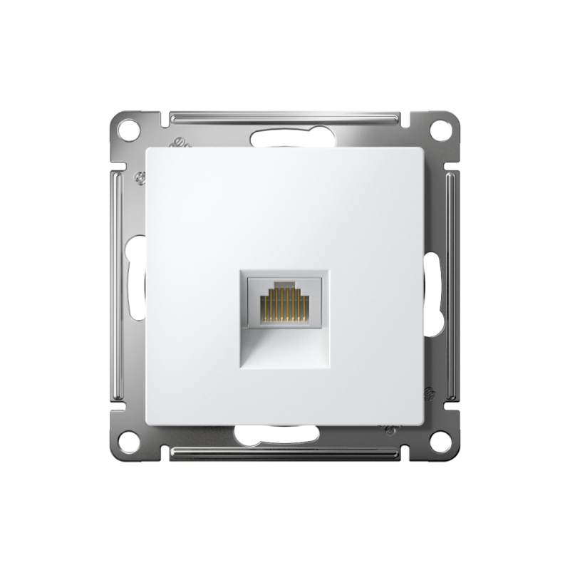 Розетка компьютерная AtlasDesign RJ45 кат.5E механизм лотос SE ATN001383