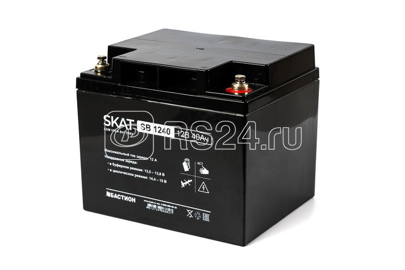 Аккумулятор 12В 40А.ч макс. ток заряда 12А SKAT SB 1240 Бастион 2538