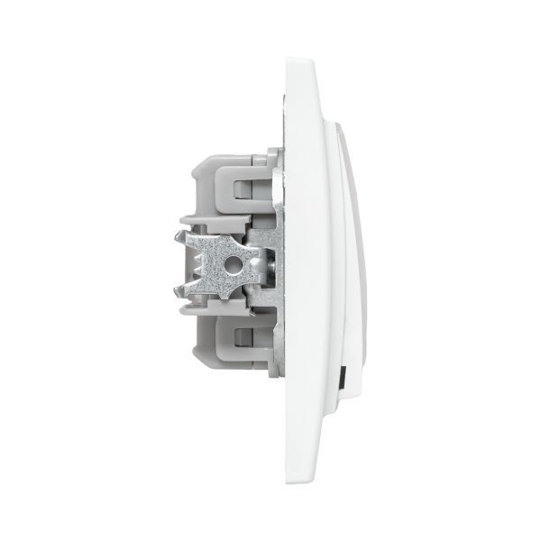 Выключатель 2-кл. СП Минск 10А IP20 бел. Basic EKF ERV10-023-10
