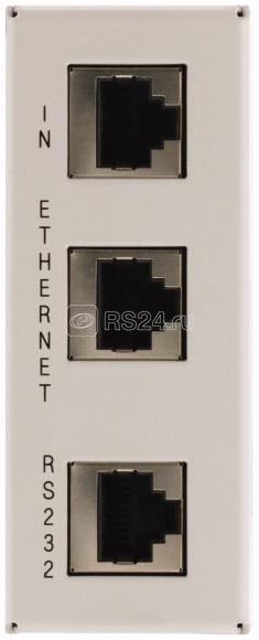 Интерфейс для переключения XC200 (разделенных сочетании RS232/Ethernet до 2 розетки RJ45) XT-RJ45-ETH-RS232 EATON 289170