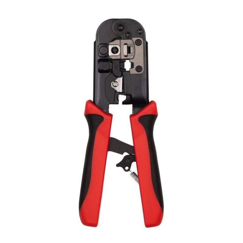 Инструмент обжимной/обрезной для RJ-45 PLEZ RJ-12 RJ-11 4P4C 4P2C HT-N5684ER Hyperline 487747