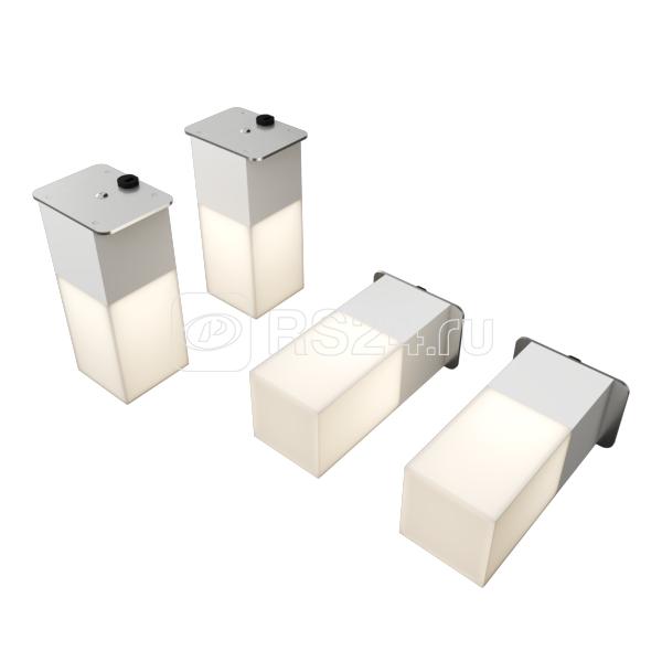 Светильник светодиодный RVE-LBX-LUMO60-PLAZA5010-4-GR квадрат грильято 4шт 40х40х100мм 10Вт встраиваемый 4000К бел. RVElektro RVE00003287