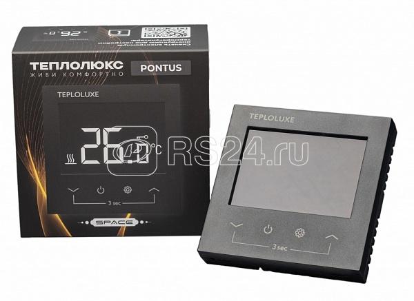 Терморегулятор электронный Pontus Space черн. Теплолюкс 100037059500