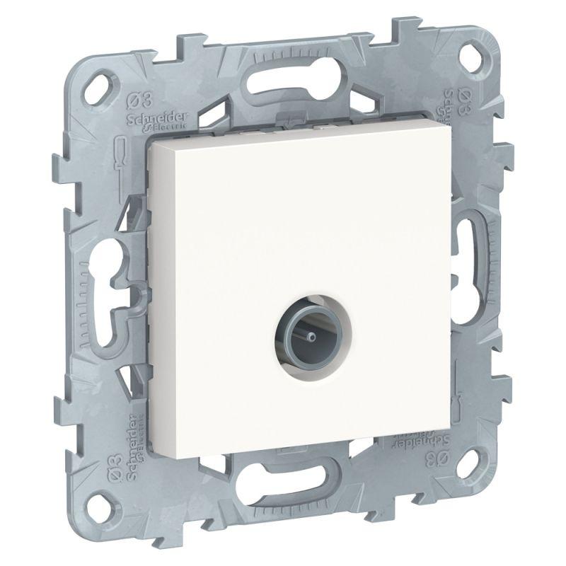 Розетка телевизионная одиночная TV Unica New механизм бел. SchE NU546218