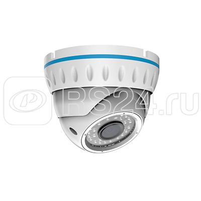 Видеокамера IP купольная вандолозащ. 2.1Мп Full HD (1080р) 1/4дюйма Omnivision CMOS (OV9712) вариофок F=2.8-12мм;ИК подсв. 30м.; 0.001 люкс; TCP/UDP/HTTP/MULTICAST/UPnP/NTP/RTSP/Onvif; 12В/1А или PoE; IP- 66; 45-0252