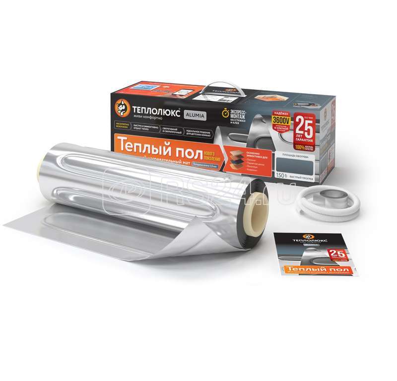 Комплект "Теплый пол" (мат) Alumia 900Вт/6.0кв.м Теплолюкс 100035686500