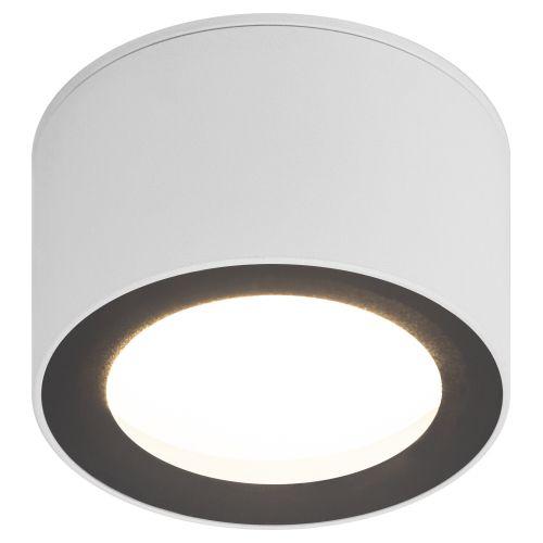 Светильник OL28 WH/BK GX53 IP44 настенно-потолочный спот черн./бел. Эра Б0055581