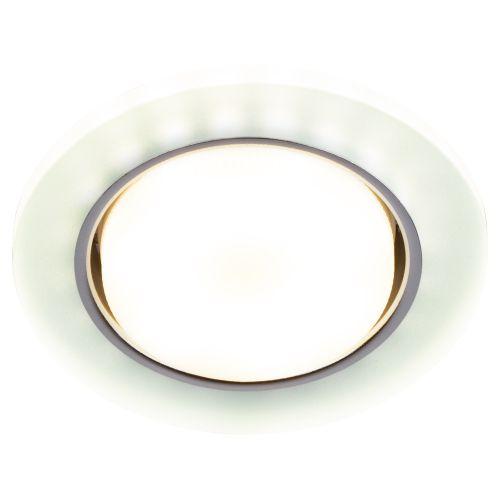 Светильник точечный DK LD51 FR GX53 встраив. со светодиод. подсветкой бел. матов. ЭРА Б0057465