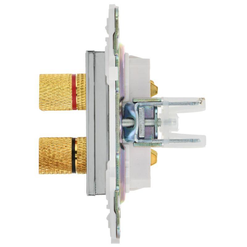 Аудиорозетка 4-м SKANDY SK-A01N никель IEK SK-S40-K50