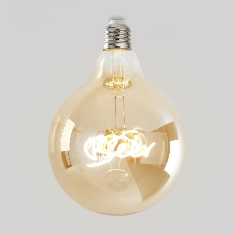 Лампа светодиодная филаментная Loft 271 G125 4Вт 2500К E27 Voltega 8555