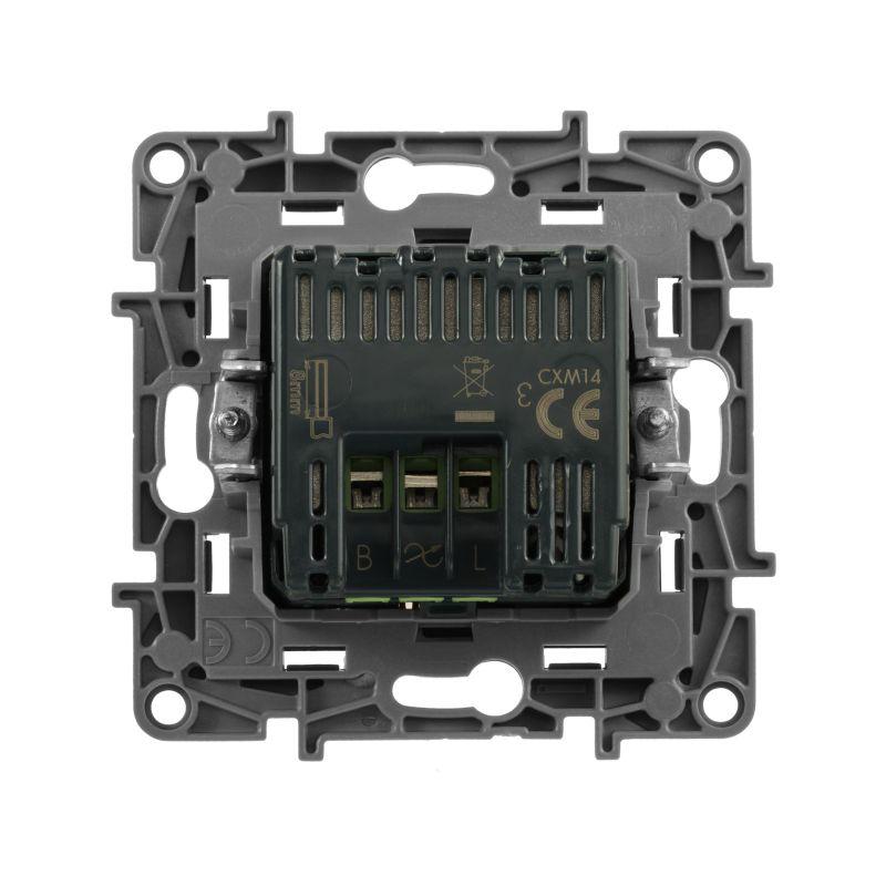 Механизм светорегулятора нажимного СП Etika 400Вт антрацит IEK 672618