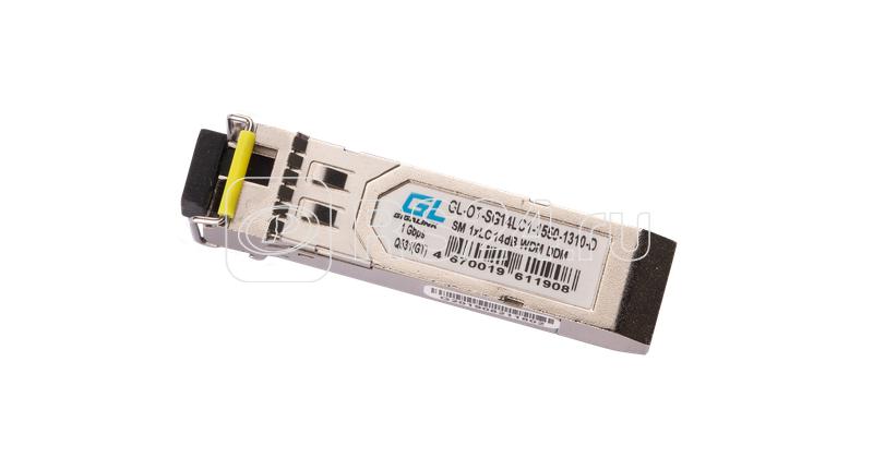 Модуль SFP WDM 1.25Гбит/с одно волокно SM LC Tx:1550/Rx:1310нм DDM 14дБ до 20км NIKOMAX GL-OT-SG14LC1-1550-1310-D