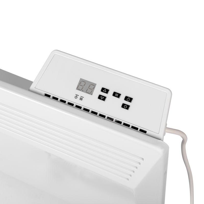 Конвектор электрический 2кВт с электронным термостатом Х-образ. нагревательный элемент ножки+крепление на стену Rexant 60-0082