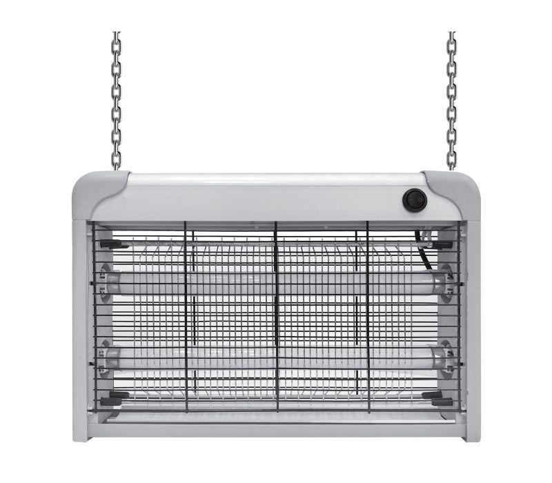 Светильник антимоскитный MK-004 2х10Вт люминисц. лампа металлик Ergolux 13767