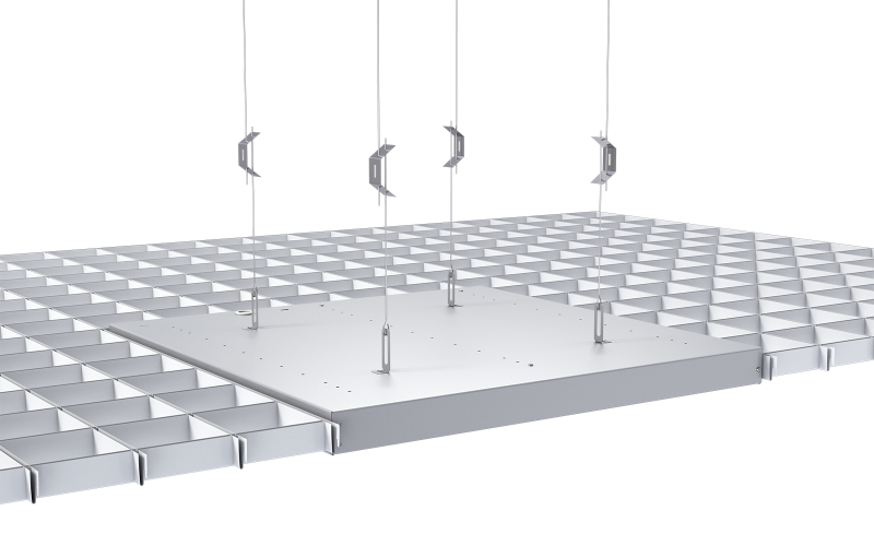 Светильник светодиодный 97 196 ДВО-10-О-40-3К-IP40-Грильято-А3 CRI90 Innolux 97196