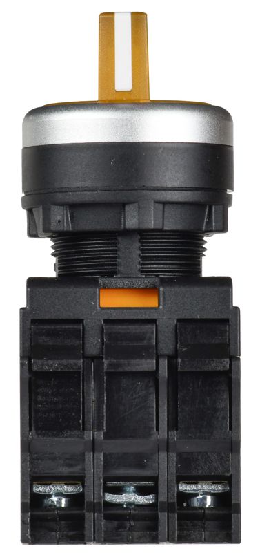 Переключатель 3 полож. 2НО с подсветкой желт. MASTER IEK MI-SW60-20XD-4-14-3-K05