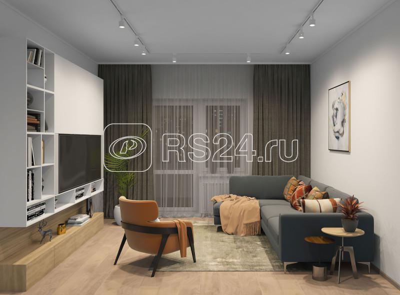 Шинопровод 1ф L2000 бел. заглушка и подвод питания в комплекте DENKIRS 542444