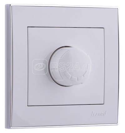 Светорегулятор СП 800Вт Rain с хром. боковой вставкой бел. LEZARD 703-0225-115