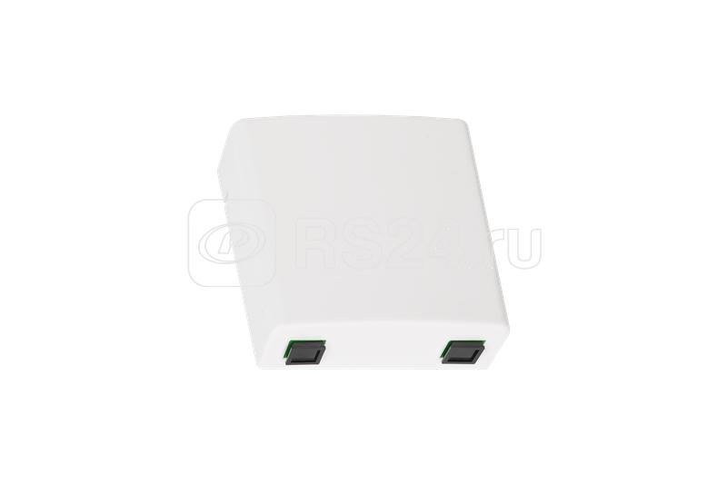 Кросс оптический 2 порта SC/APC; SM 9/125 OS2 (в комплекте: адаптеры; монтаж. шнуры 1м; гильзы пластик.) бел. NIKOMAX NMF-WO02SCAS2-CS-WT