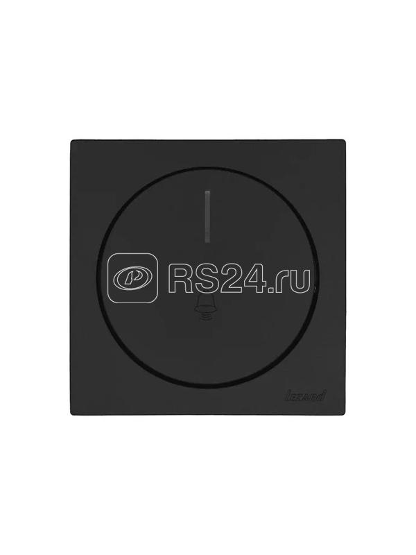 Кнопка звонка СП OSEN с подсветкой механизм черн. бархат LEZARD 743-4288-108