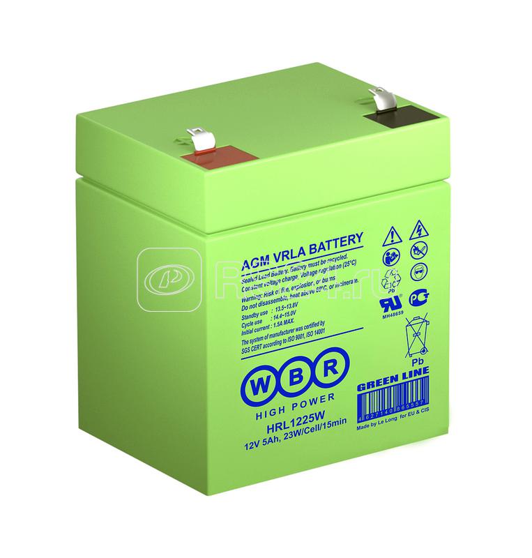 Аккумулятор 12В 5А.ч WBR HRL1225W WBR