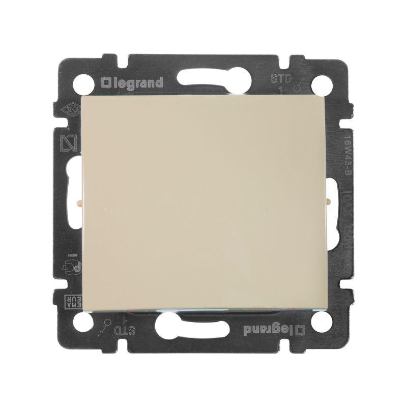 Выключатель 1-кл. СП Valena 10А IP31 250В механизм сл. кость IEK 774301