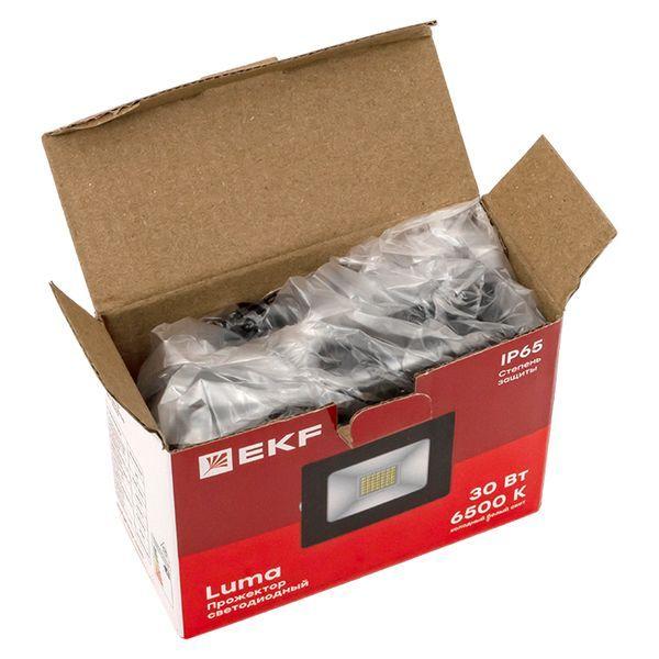 Прожектор светодиодный СДО-3003 30Вт 6500К IP65 Basic EKF FLL-3003-30-6500
