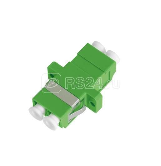 Адаптер волоконно-оптический соед. одномод. LC/APC-LC/APC двойн. пласт. зел. (уп.2шт) NIKOMAX NMF-OA2SM-LCA-LCA-2