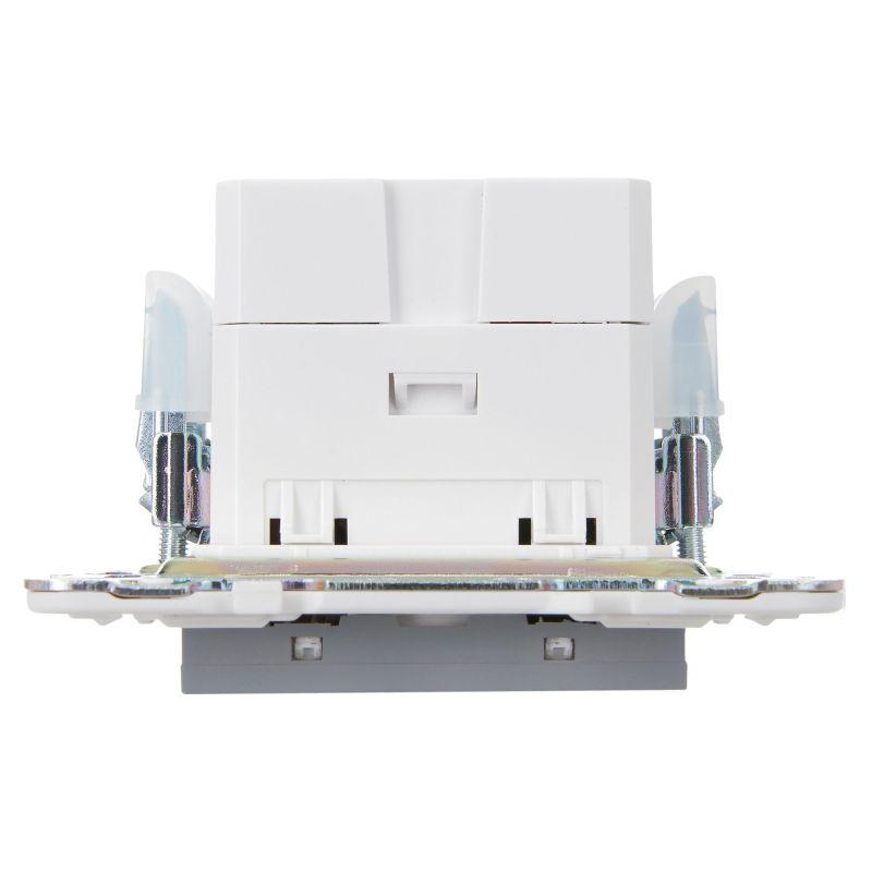 Розетка USB A+C 18Вт SKANDY SK-R13Gr сер. IEK SK-U22-018-K03