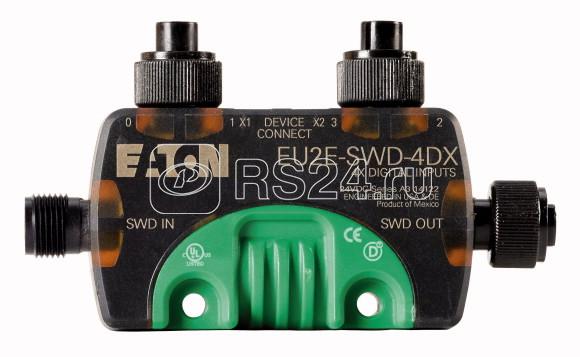 Модуль ввода/вывода T-Connector EU2E-SWD-4DX IP67 24В M12 EATON 174726