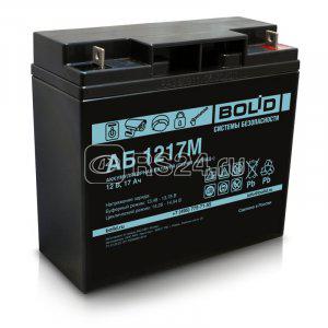 Аккумулятор стационарный свинцово-кислотный АБ 1217М с регулир. клапаном Болид 283932