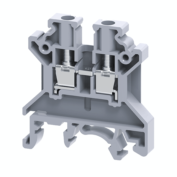 Клемма проходная винтовая OptiClip CTS-4-I-32A-(0.2-4) красн. КЭАЗ 332743