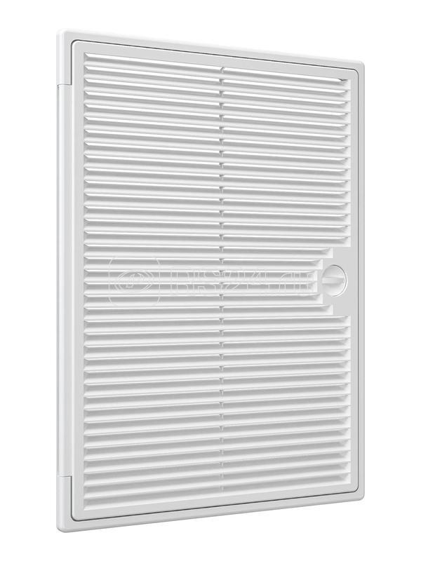 Люк-дверца Декофот ревизионная накладная 300х400мм с ручкой-задвижкой АБС бел. EVECS 3040ДФ