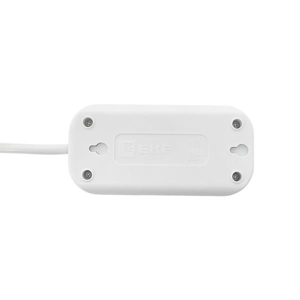 Удлинитель 2х5м с заземл. 16А IP20 Эксперт 3.0кВт ПВС 3х1 EKF UBA16-310-2-05