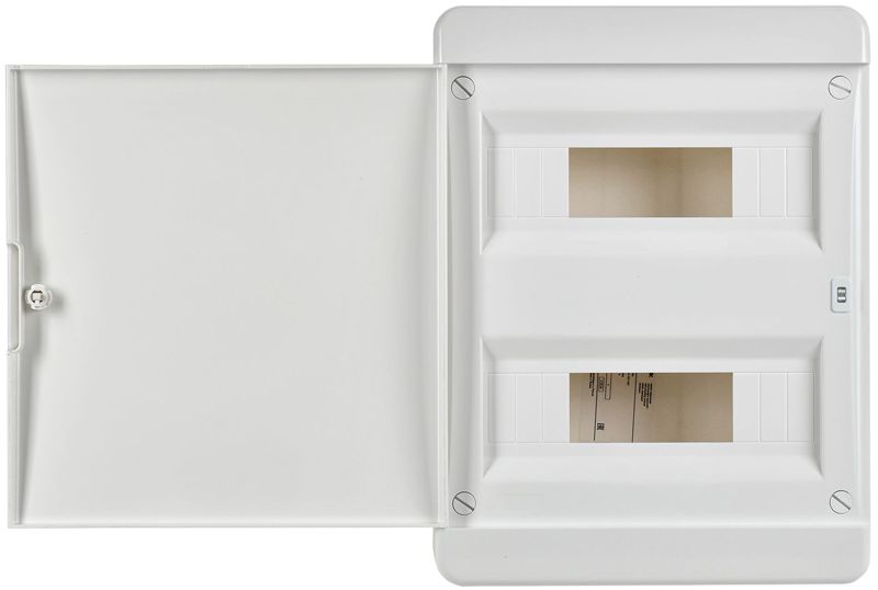 Корпус ЩРН-П-24 TEKFOR IP41 бел. дверь пластик. IEK TF5-KP13-N-24-41-K01-K01
